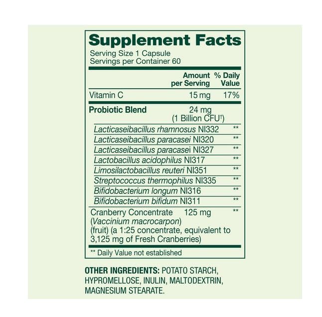 H4U Probiotic Tablets for Digestive Health, 60 Count
