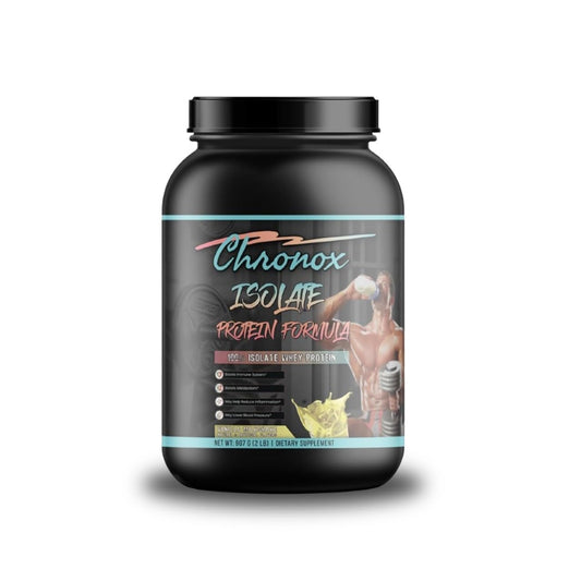 Chronox Isolate Whey Protein Powder Vanilla Flavor, 2 lb, 1 Pack