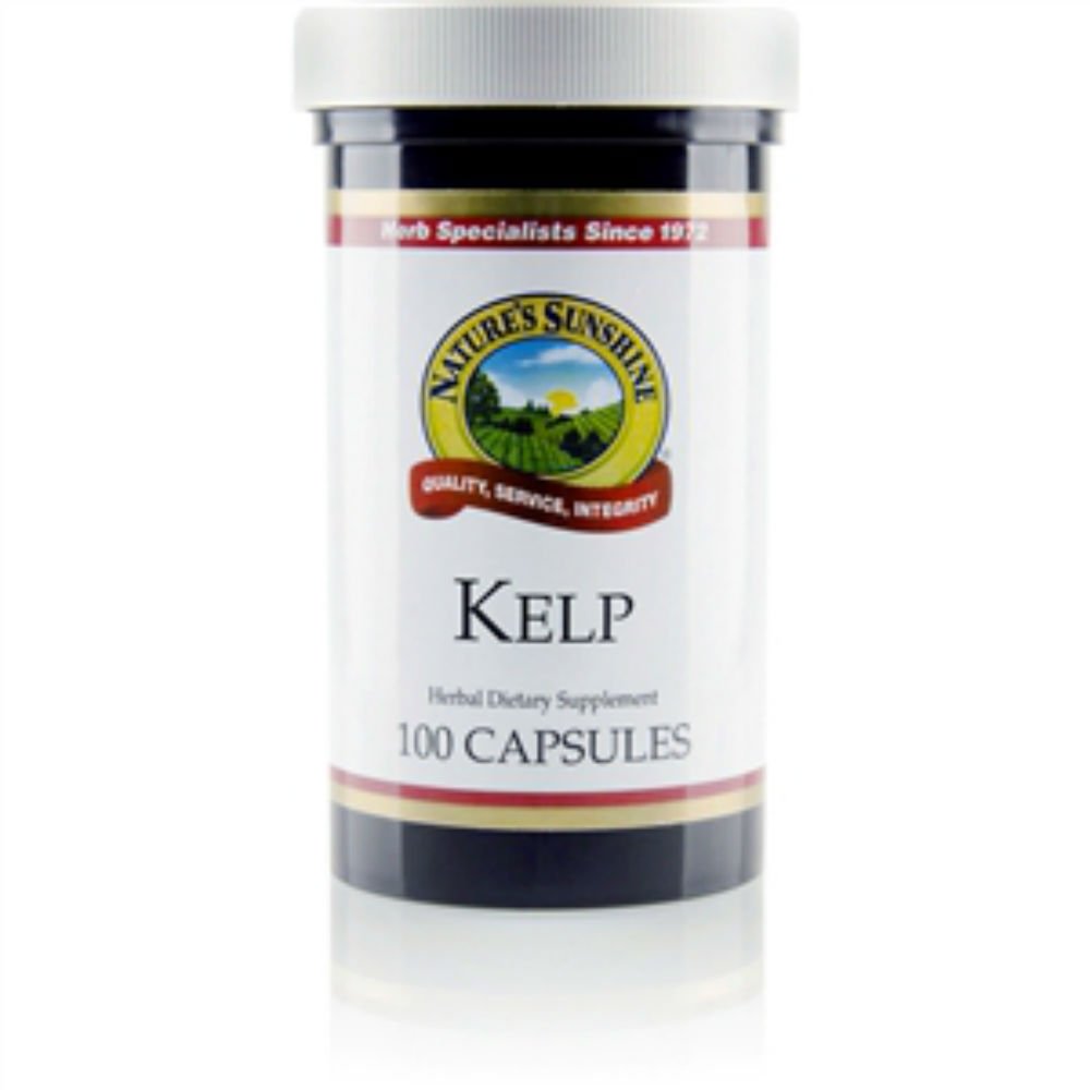 Nature's Sunshine Kelp Capsules, 100 Count