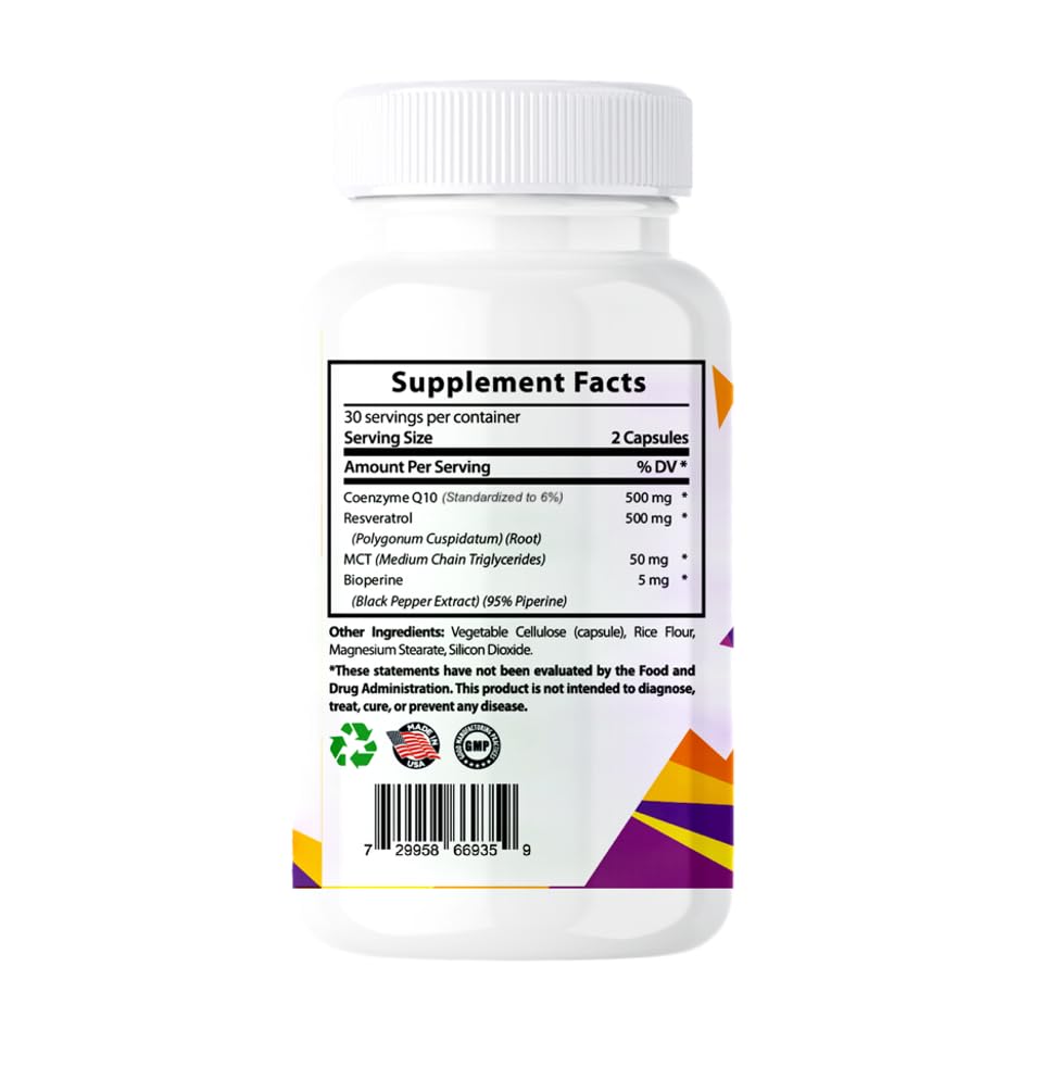 Sundhed Natural CoQ10 Powerful Antioxidant Capsules, 60 Count