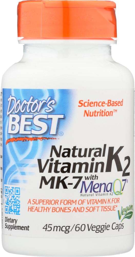 Doctor's Best Natural Vitamin K2 MenaQ7 Capsule 1 Count