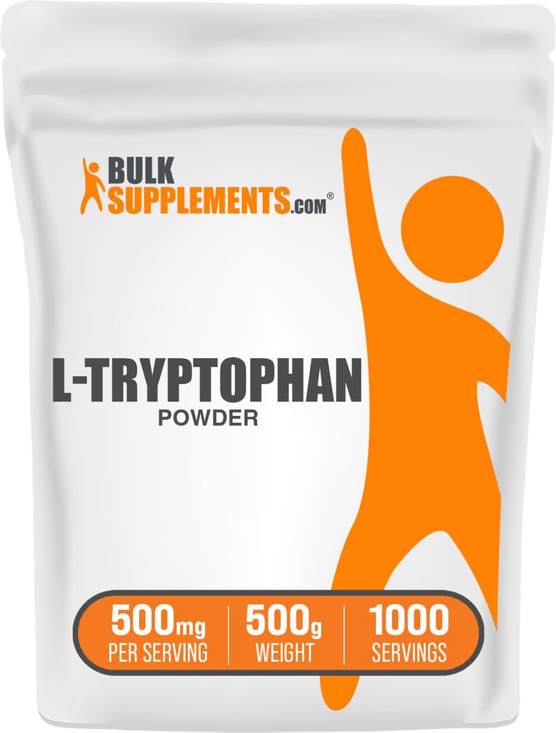 BulkSupplements L-Tryptophan Powder, 17.5 oz