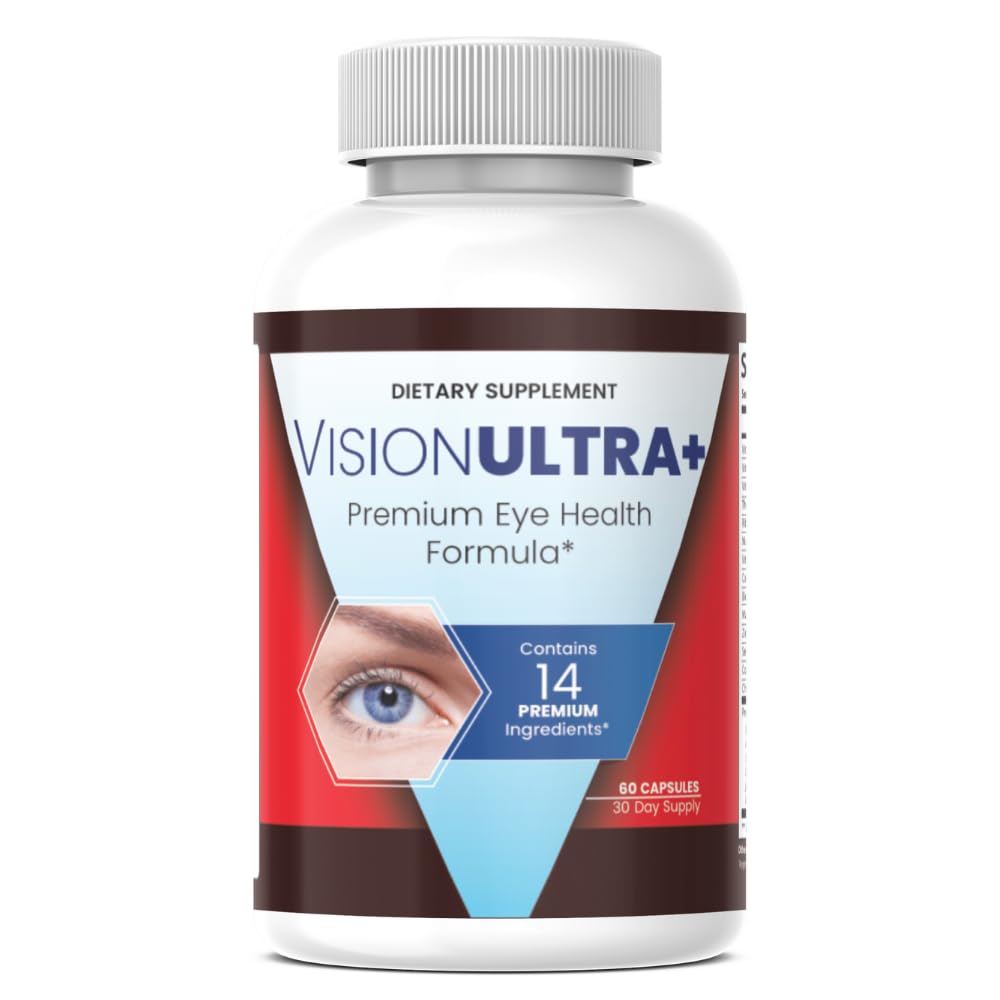SuppNature VisionUltra+ Eye Support Supplement Premium Blend Capsule 60 Count