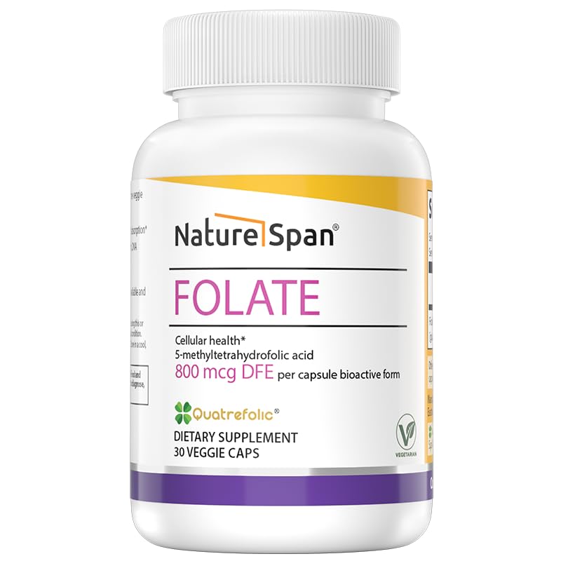 NATURESPAN 6S-5-methyltetrahydrofolic Acid 800 mcg Capsules, 30 Capsules