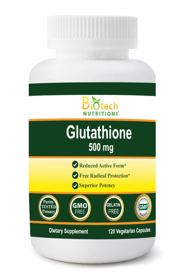 Biotech Nutritions Glutathione 500 mg Capsules 120