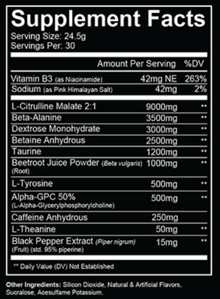 110 Percent Pre-Workout Powder 1.9 Ounce