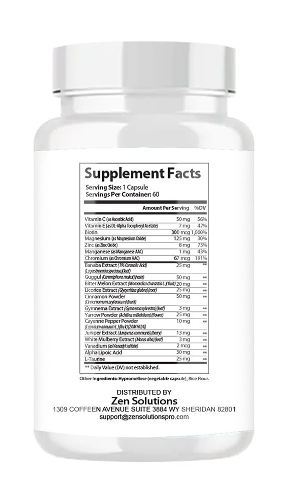 nutradash Gluco 6 Capsules, 60 Count