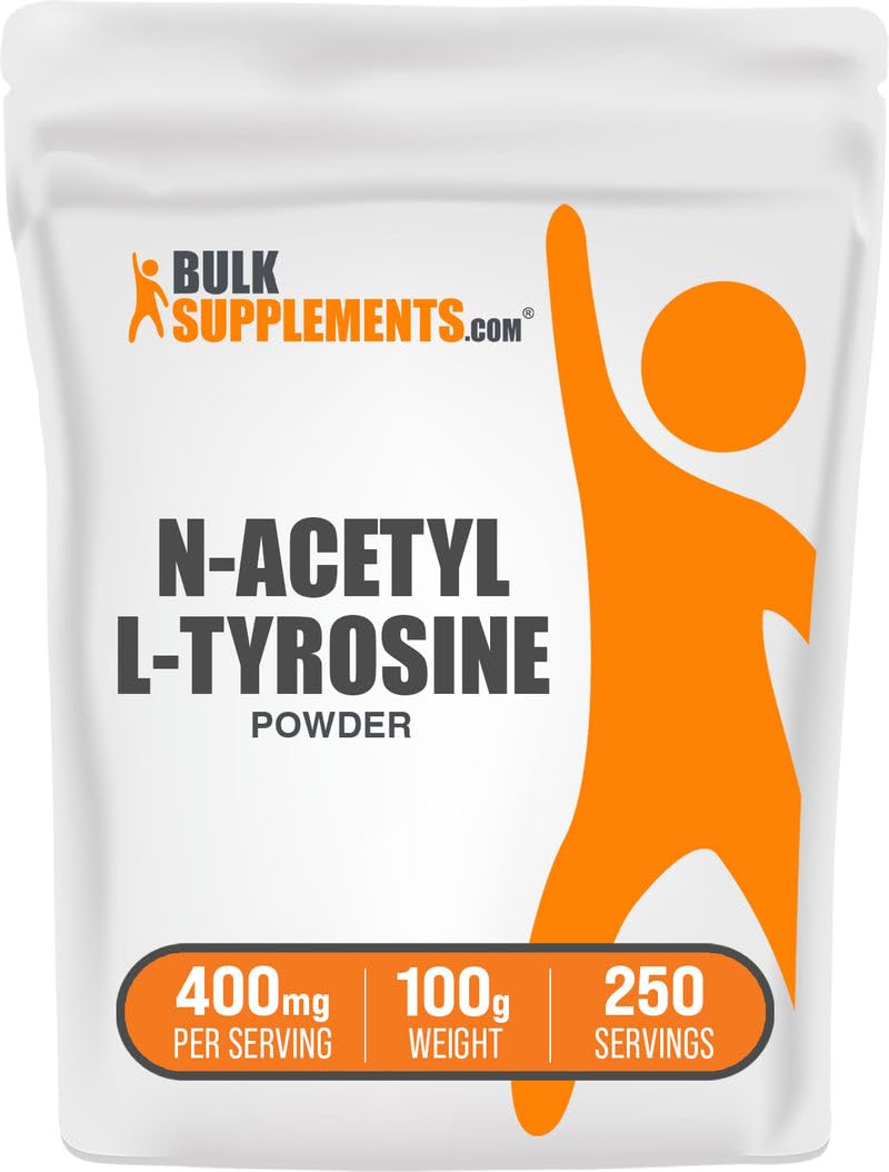 BulkSupplements N-Acetyl L-Tyrosine Powder 3.5 oz