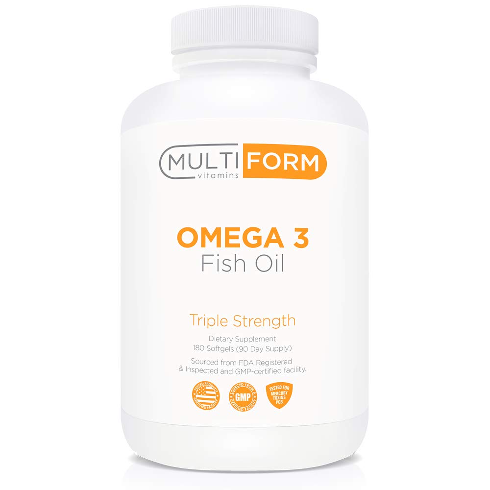 Multiform Omega 3 Fish Oil Capsule 180 Count