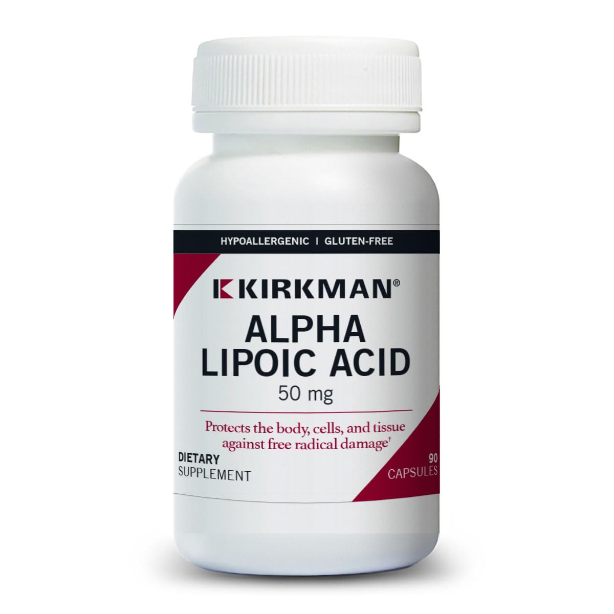 Kirkman Alpha Lipoic Acid 50 mg Capsules, 90 Count