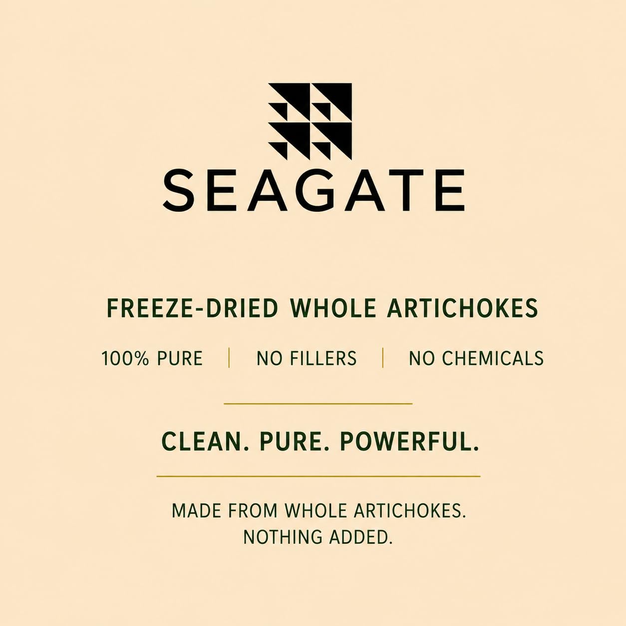Seagate Products Artichoke 400 mg Capsules 100 Count