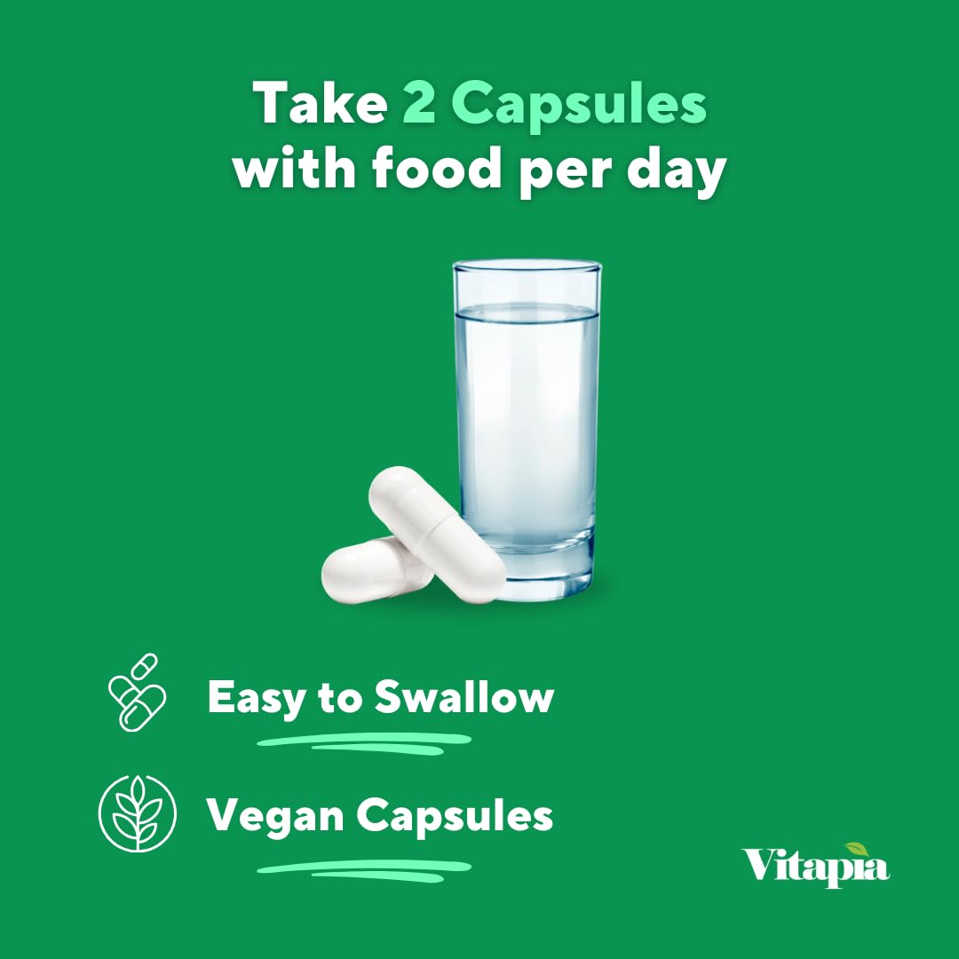 Vitapia Organic Aloe Vera Capsules 120 Count