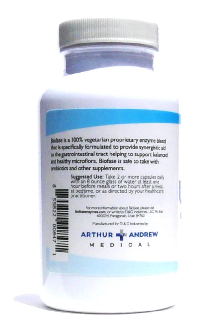Biofase Premium Enzyme Formula Capsule 120 Count