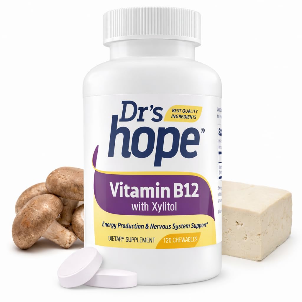 Dr’s Hope Vitamin B12 1000mcg Chewable 120 Count