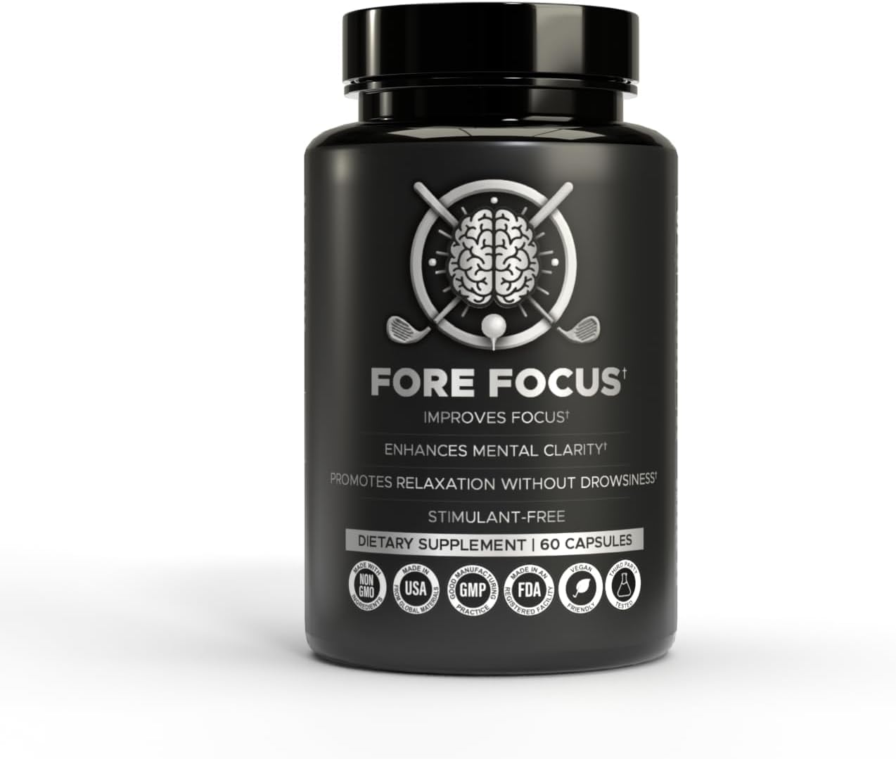 Fore Focus Brain Supplement for Memory and Focus Capsule, 60 Count