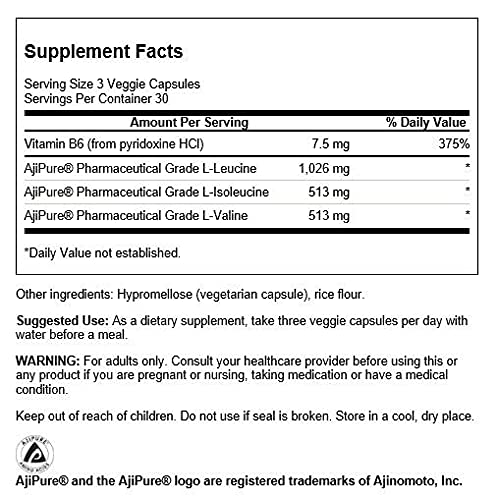 Swanson ULT Veg BCAA Feat Ajipure 90 Capsules