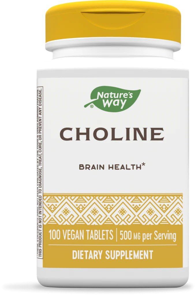 Nature's Way Choline 200 Tablets