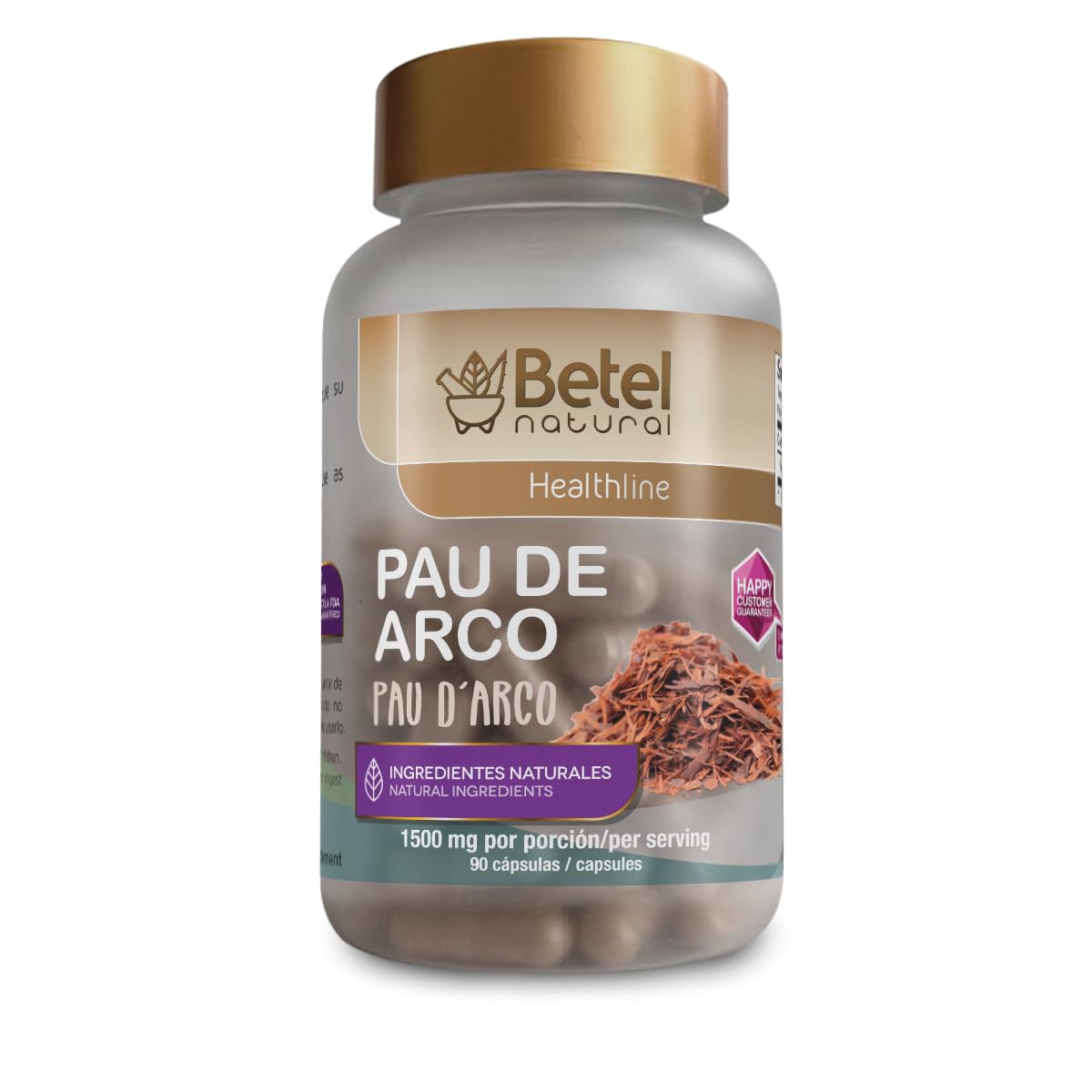 Betel Natural Pau de Arco Capsules 1 Count