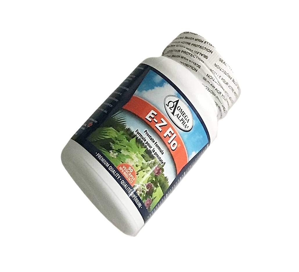 Omega Alpha E-Z Flo Saw Palmetto Seeds Extract Prostate Formula 90 Veg Capsules