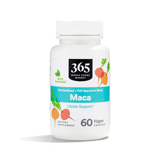 365 by Whole Foods Market Maca Standardized + Full Spectrum Blend Libido Support Capsules, 60 Count