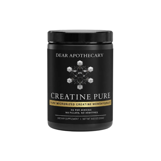 Dear Apothecary Creatine Pure Micronized Creatine Monohydrate Powder 10.58 Ounces