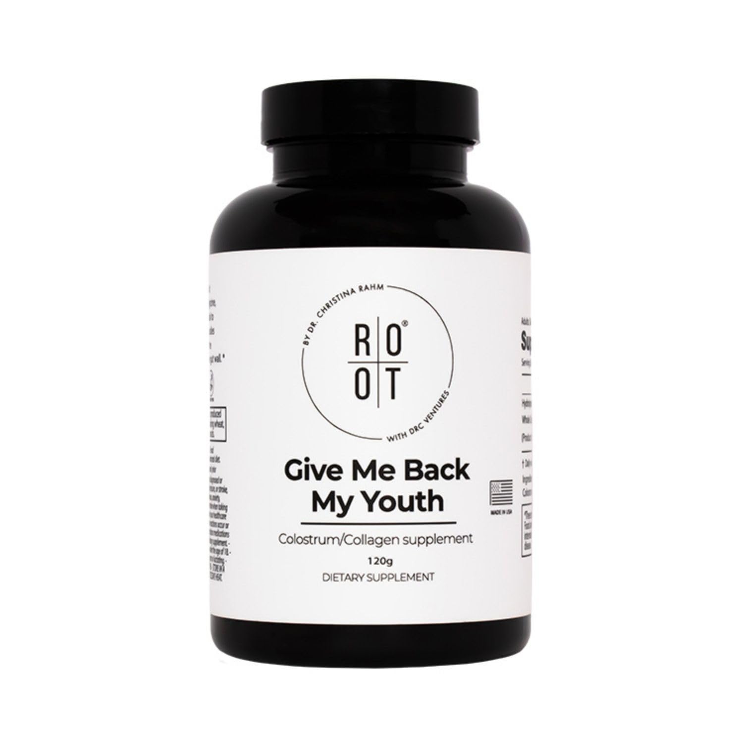THEROOTBRANDS Root GMBMY Collagen & Colostrum Anti-Aging Health Supplement, 1 Capsule