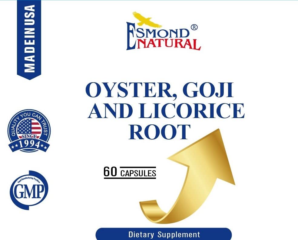 Esmond Natural Oyster, Goji & Licorice Root Complex Capsules, 480 Capsules