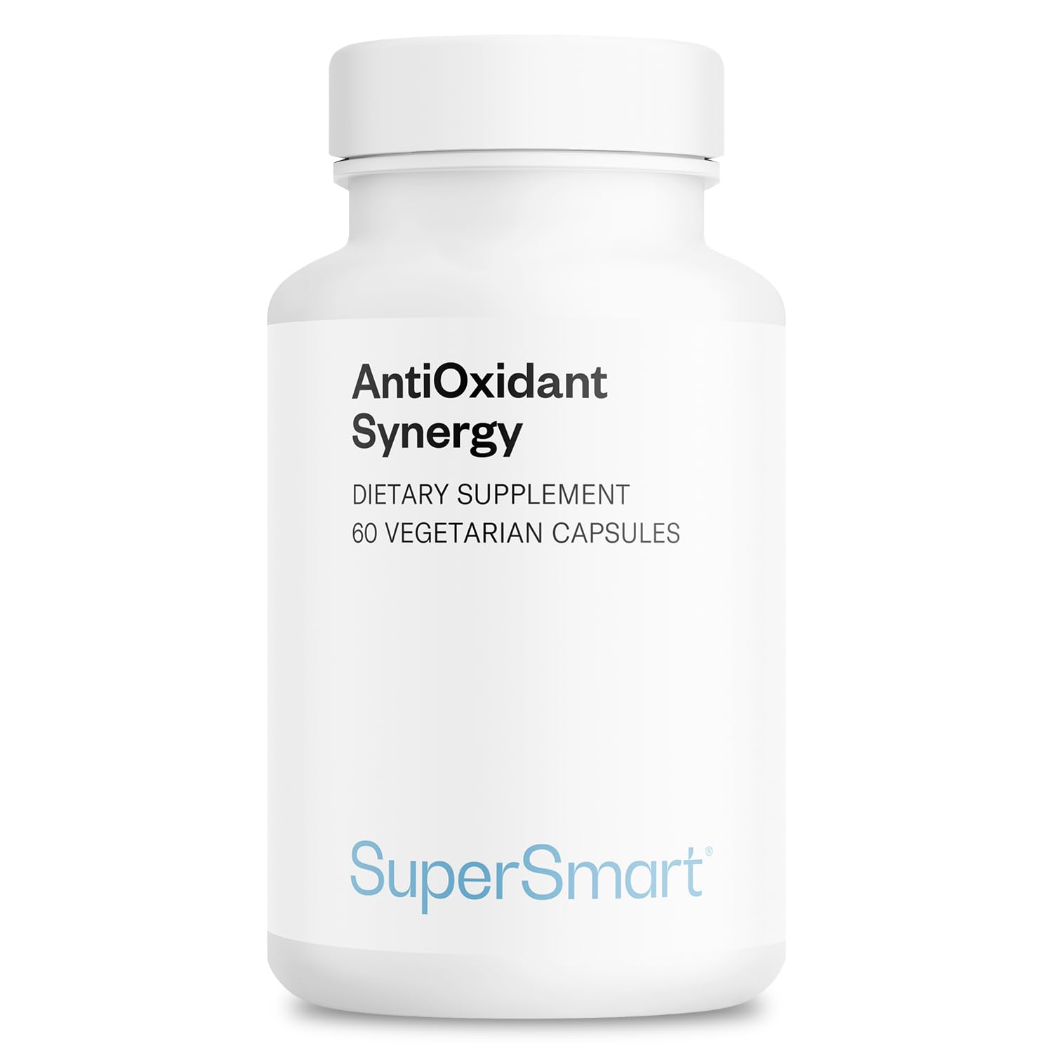 Supersmart AntiOxidant Synergy (Advanced Formula) - All-in-1 Supplement - with EGCg, Berries, Polyphenols, Resveratrol, Alpha Lipoic Acid, 60 Capsules