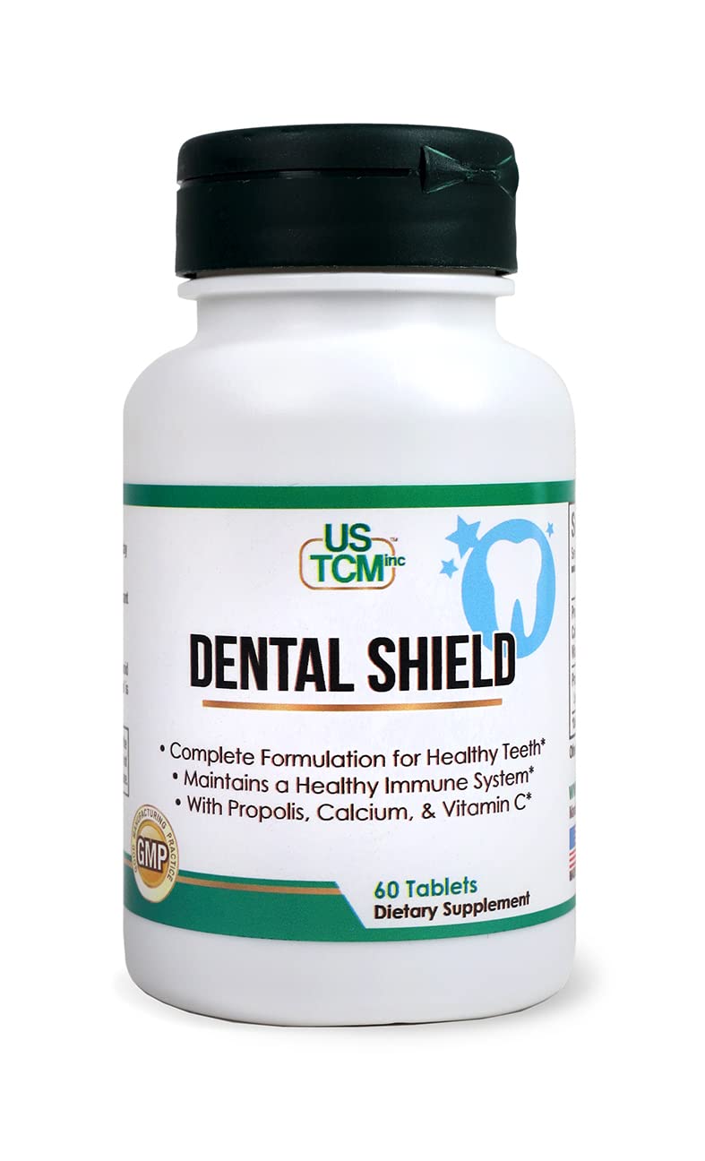 USTCM Dental Shield Bee Propolis Support Tablet 60 Tablets