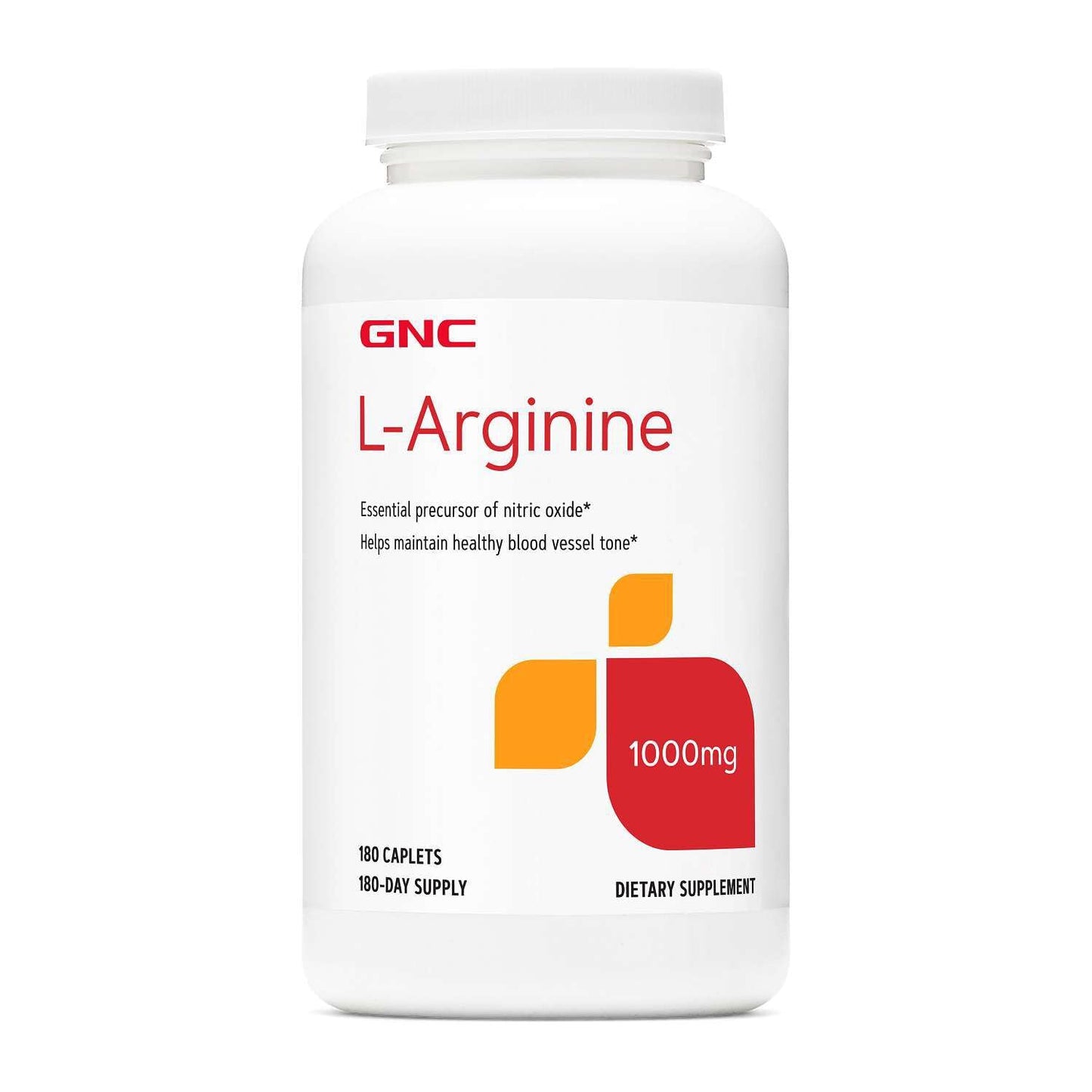 GNC L Arginine 1000mg Caplets 180