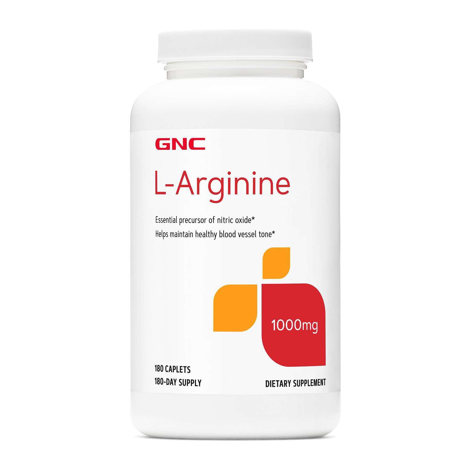 GNC L Arginine 1000mg Caplets 180