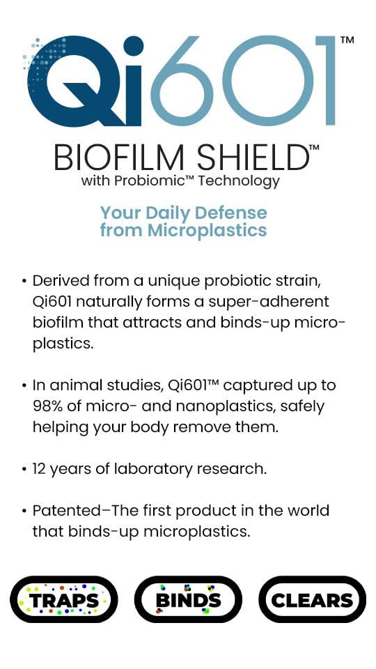 Qi601 Microplastics Detox with Probiomic Technology Capsule 30 Count