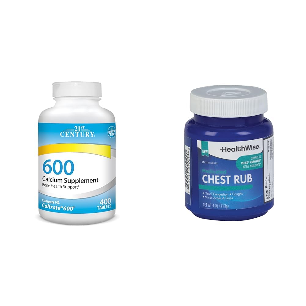 21st Century Calcium 600mg Tablets 400 Count