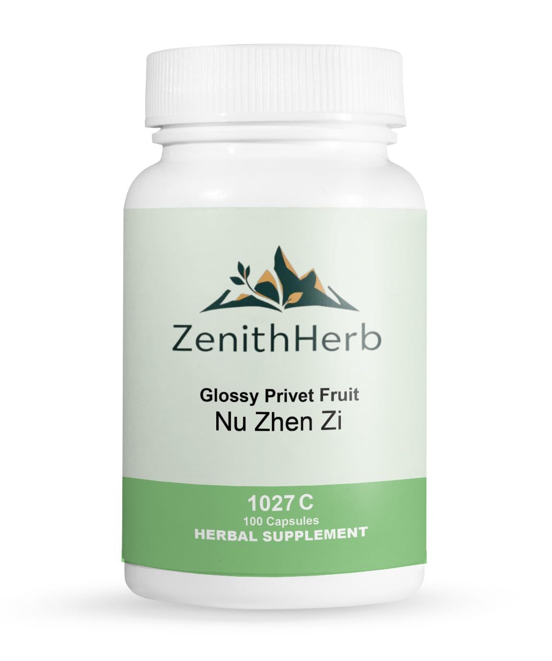 ZenithHerb Nu Zhen Zi, Glossy Privet Fruit Capsules, 100 Capsules