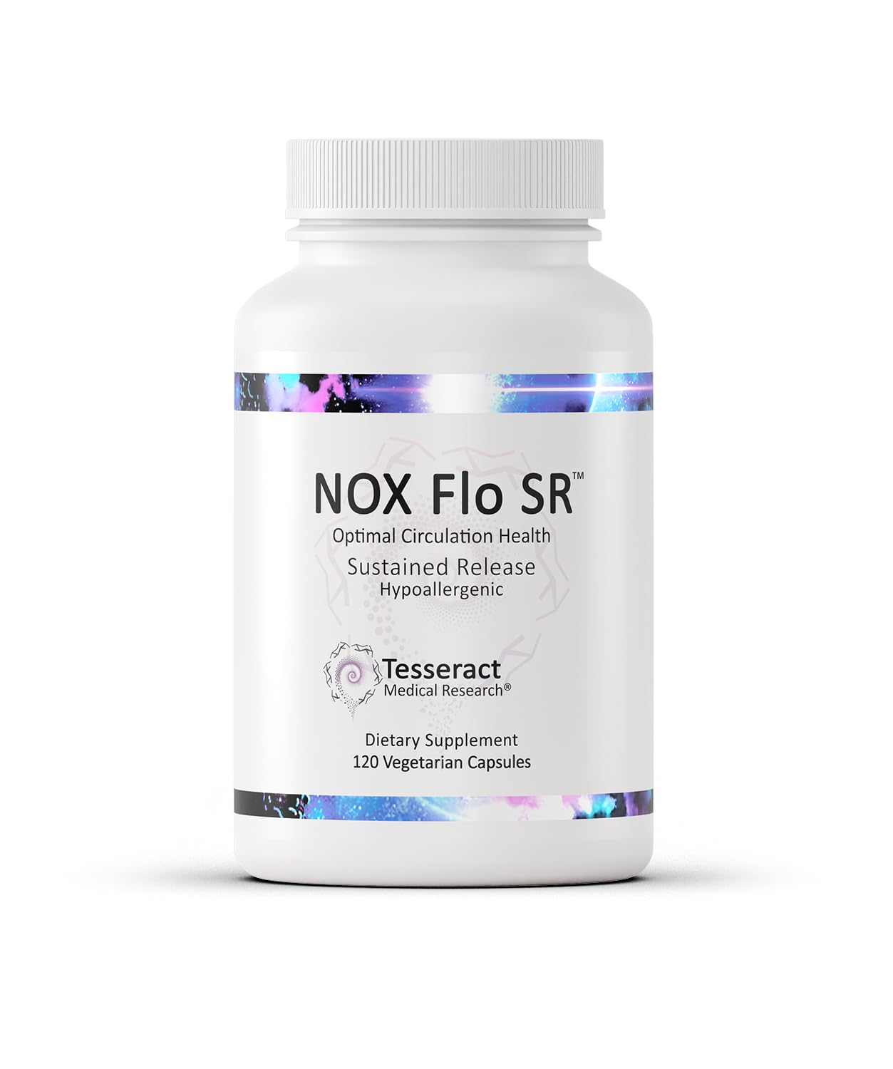 Tesseract Medical Research NOX Flo SR Nitric Oxide Booster 120 Capsules