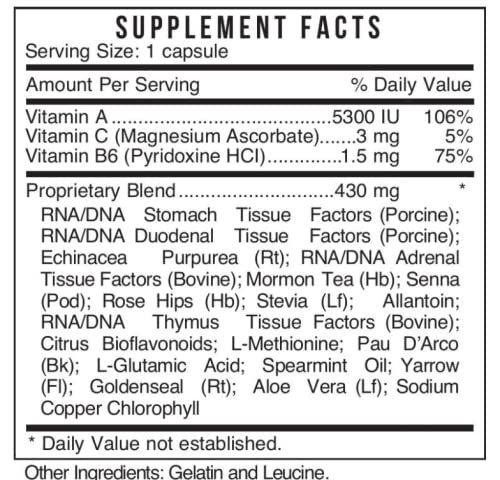 Systemic Formulas 6- Restore 30 Capsules