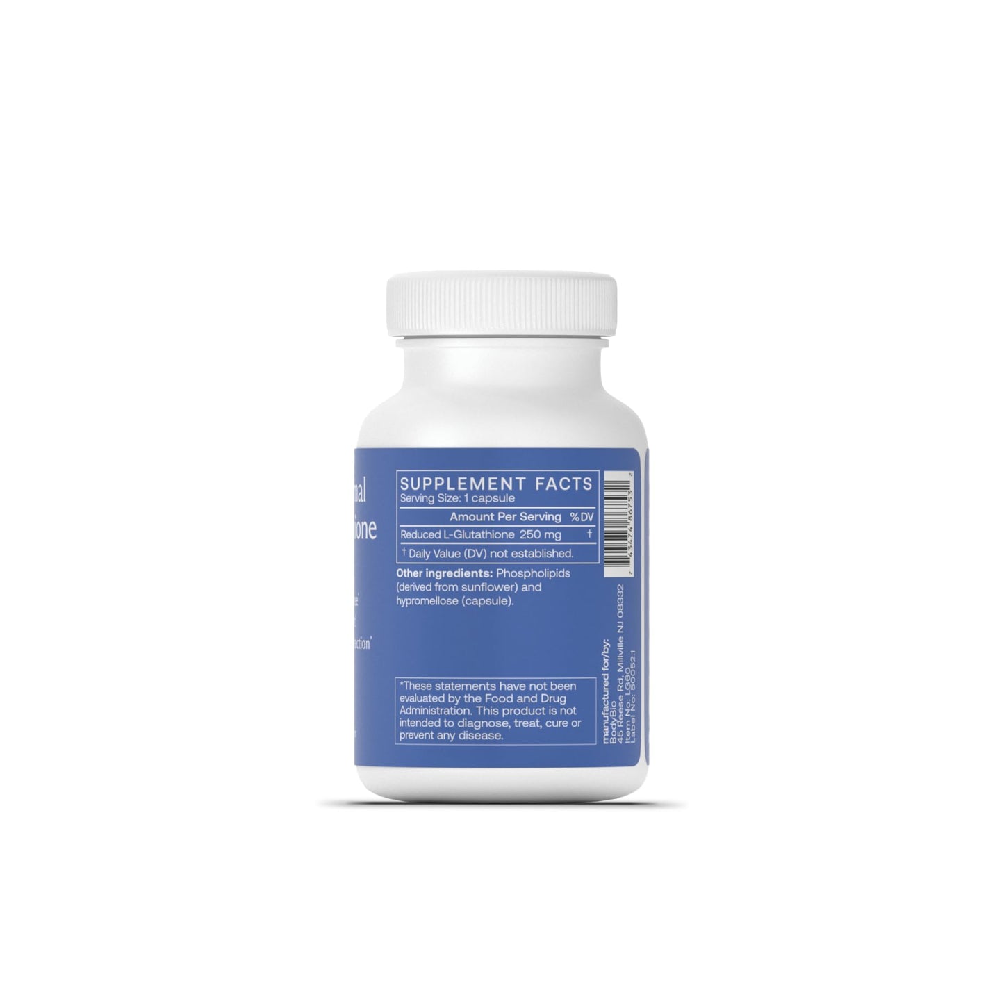 BodyBio Liposomal Glutathione Capsule 60 Count