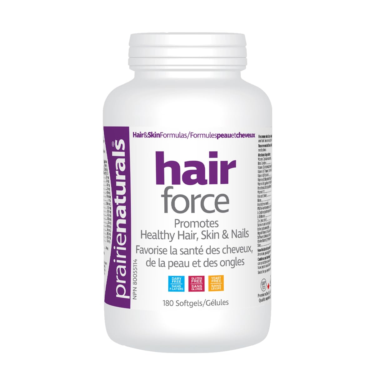 Prairie Naturals Hair Force Softgels 180