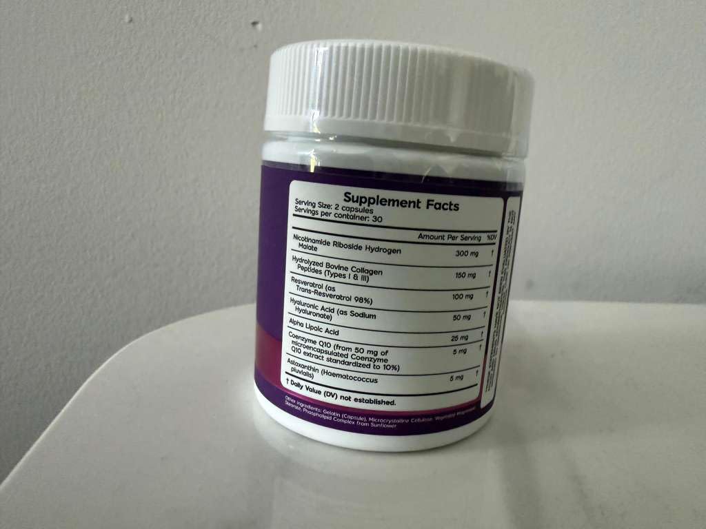 NutraHack Labs Liposomal NAD+ Supplement for Women Capsule 60 Count