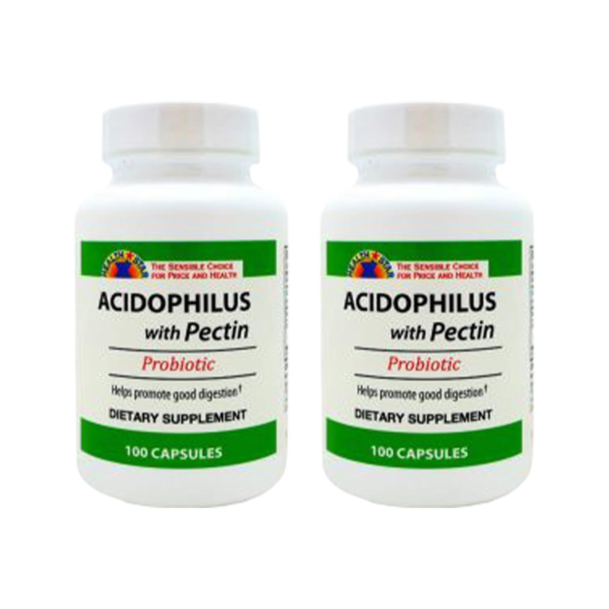 GeriCare Acidophilus with Pectin Probiotic Capsules 200 Count