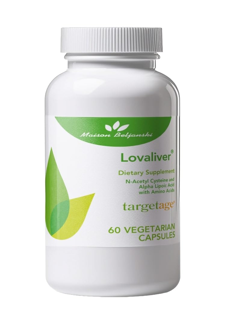Targetage Lovaliver Vegetarian Supplement Capsules, 60 Count