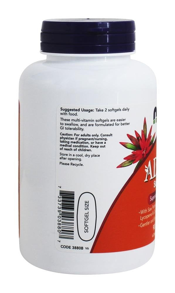NOW Foods Adam Men's Multivitamin Softgel 360 Softgels