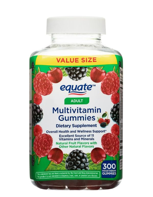 Generic Equate Adult Multivitamin Gummies, 300 Count