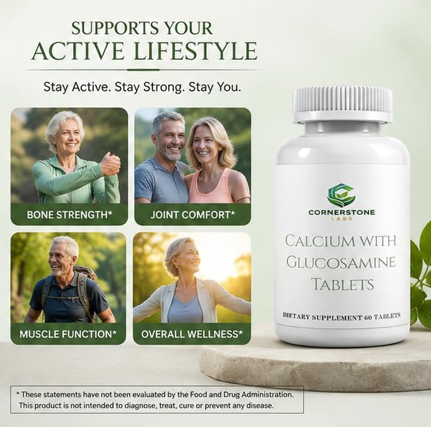 Cornerstone Labs Calcium Tablet 60 Tablets