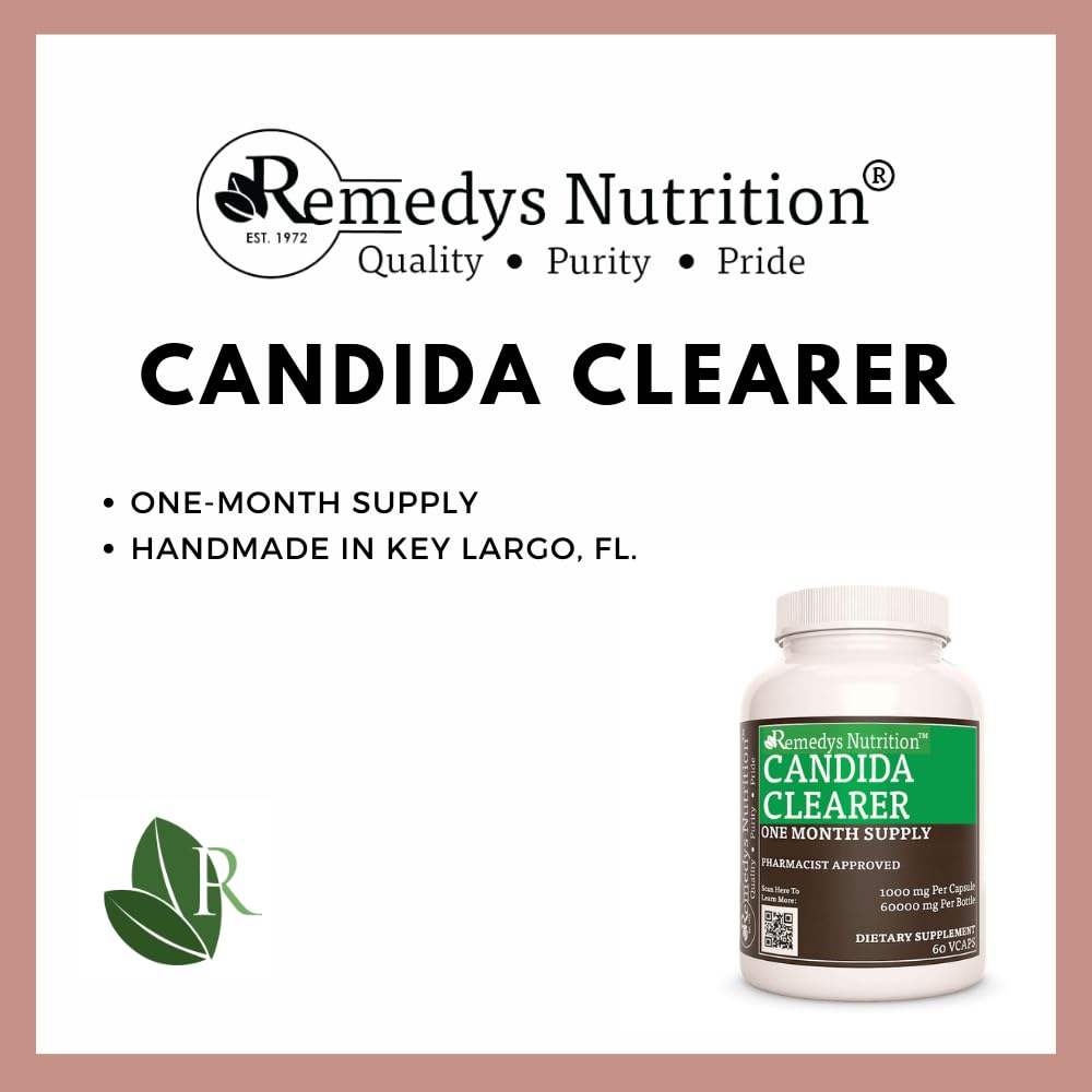 Remedy’s Nutrition Candida Clearer Capsule 60 Count