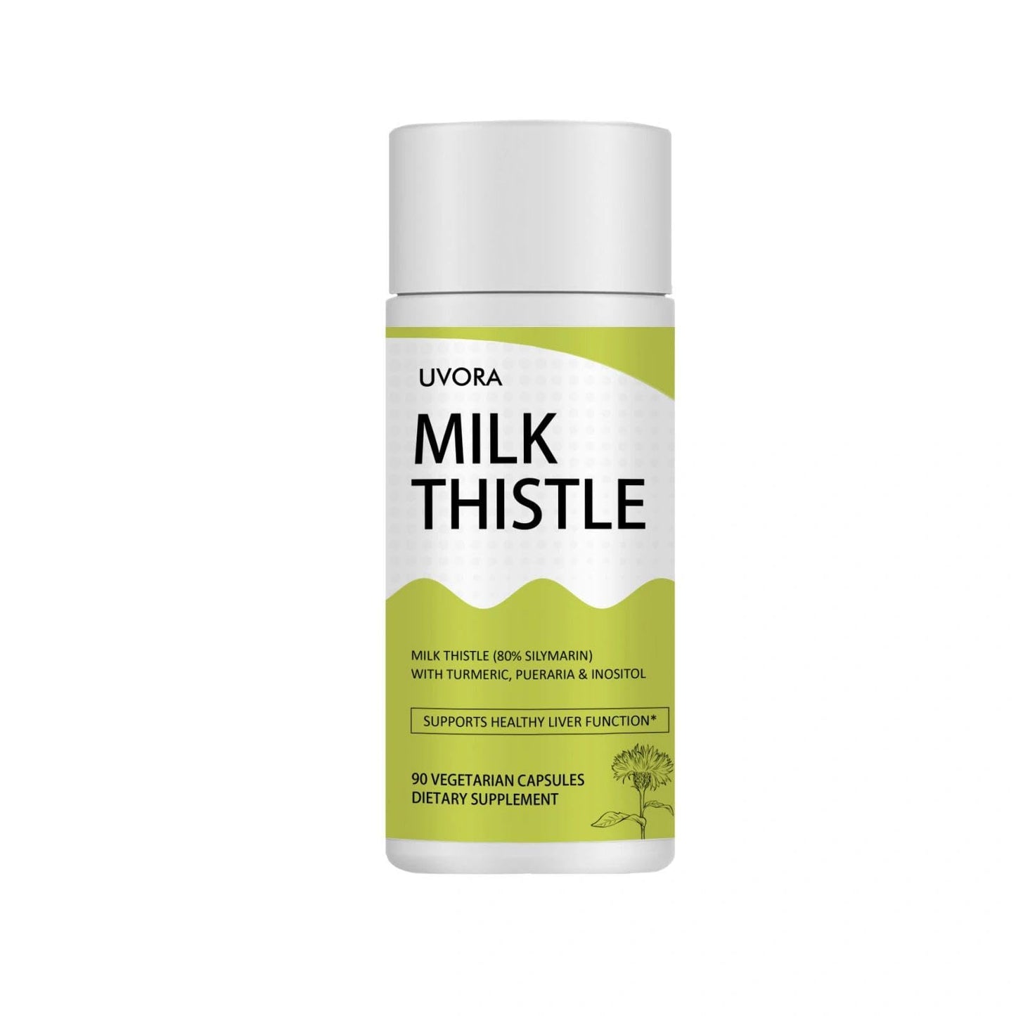 gmpdose UVORA Milk Thistle Detox Extract 300 mg 90 Capsules
