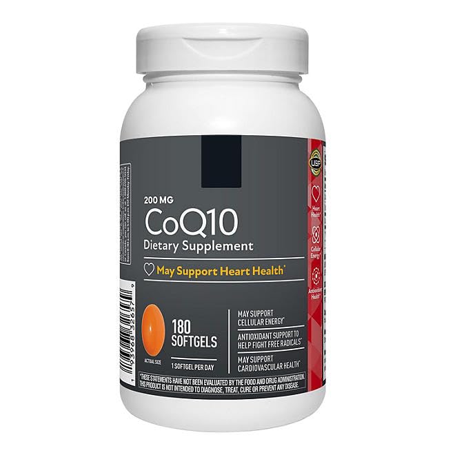 Generic CoQ10 200 mg Capsule 180 Count