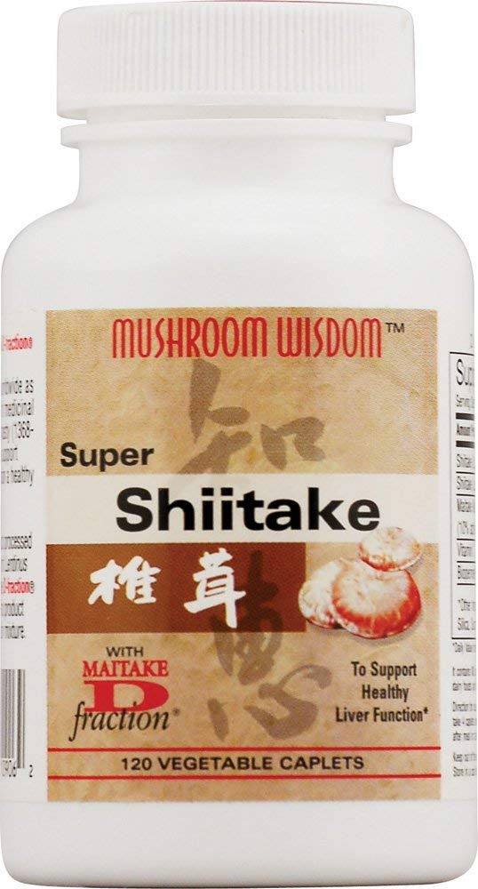 Maitake Super Shiitake 550 mg Tablet 1 Count