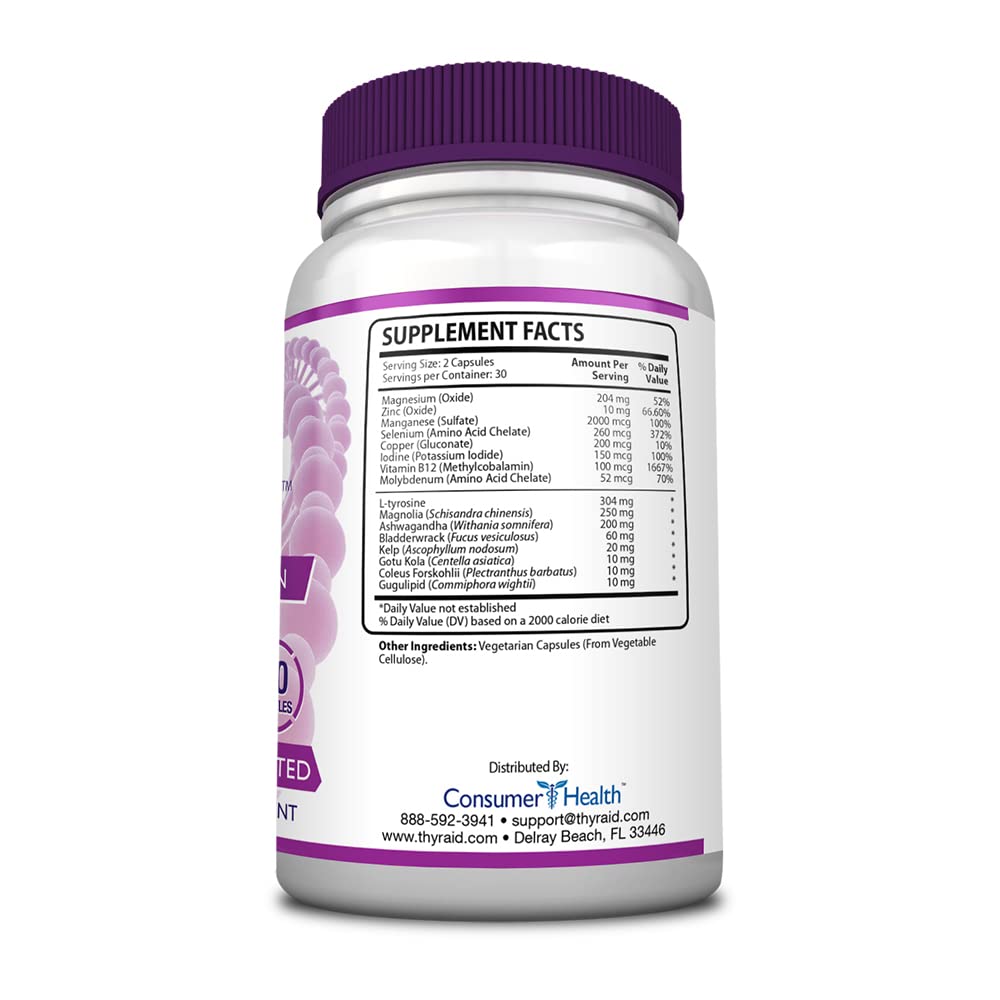 ThryAid Thyroid Supplement Capsule 60 Count