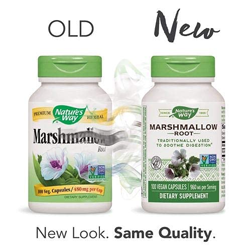 Nature's Way Marshmallow Root 480mg Capsules 300